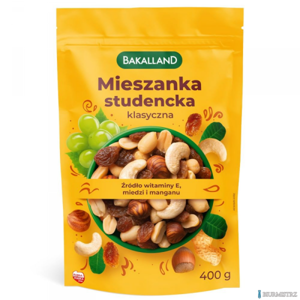 Mieszanka Studencka Klasyczna 400g BAKALLAND