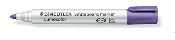 Marker Lumocolor do białych tablic whiteboard, okrągły, fioletowy, Staedtler S 351-6