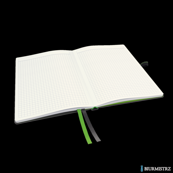 Notatnik LEITZ Complete A5 80k czarny w kratkę 44770095