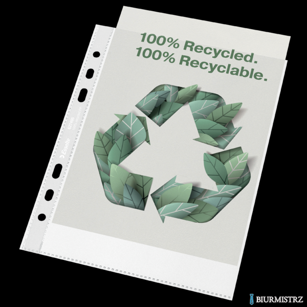 Koszulka groszkowa Recycled Premium PP 70 mic. A5, w kartonie, 100 szt. Esselte 627495