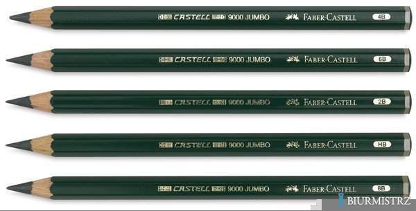Ołówek CASTELL 9000 6B    (12) 119006 (X)