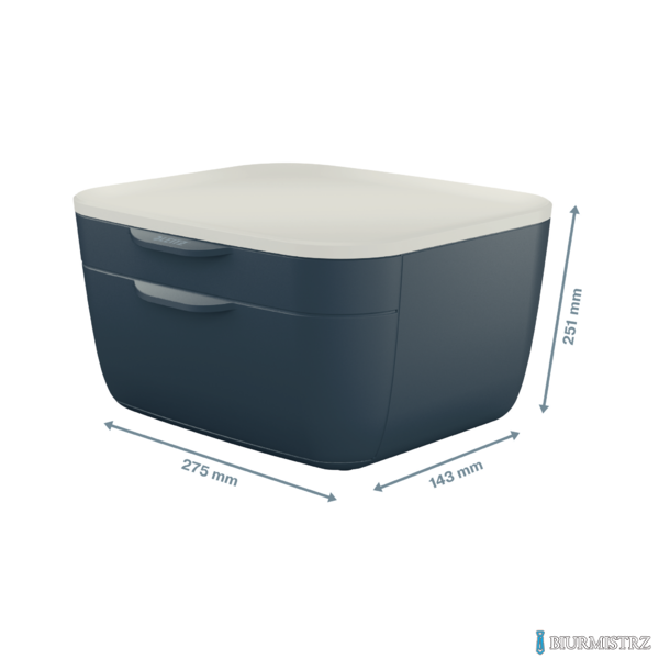 Pojemnik z szufladami Leitz Cosy, szary 53570089