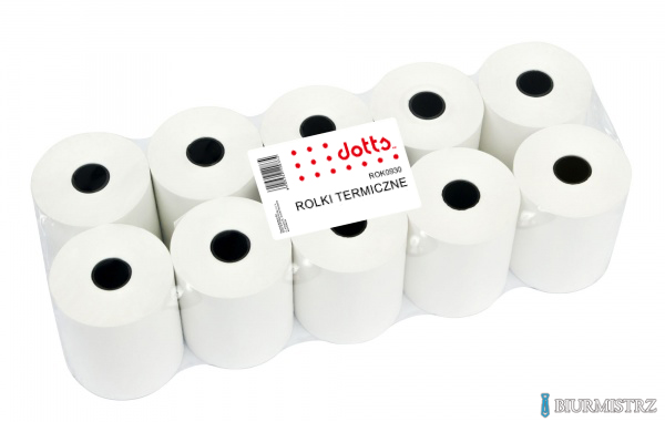 Rolki termiczne DOTTS 80x30m  (10szt) BPA FREE