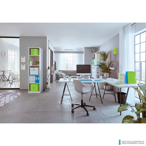Segregator ringowy Leitz WOW, 4DR/30mm Softclick, zielona 42400054