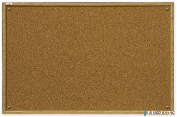 Tablica korkowa w ramie drewnianej 120x90cm OFFICE TC129/C zo 2X3