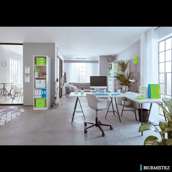 Teczka z gumką PP Leitz WOW, 15 mm, zielona 45990054