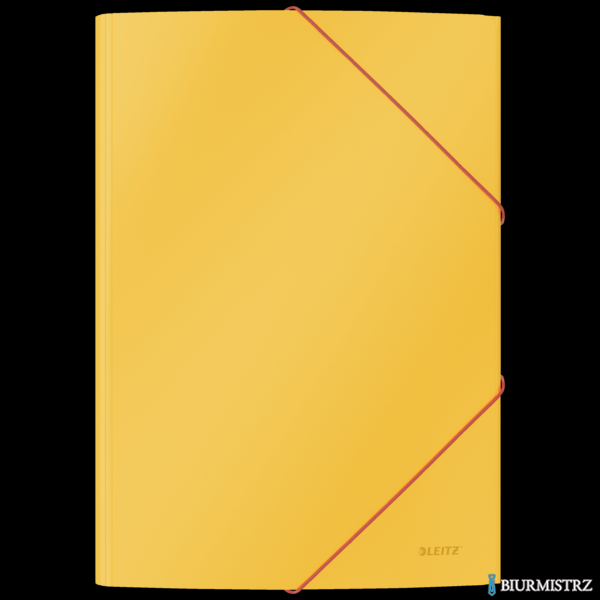 Teczka kartonowa z gumką Leitz Cosy, A4, żółta 30020019
