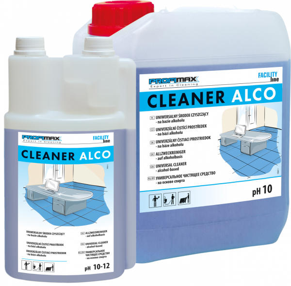 CLEANER ALCO - uniwersalny środek czyszczący na bazie alkoholu 10l