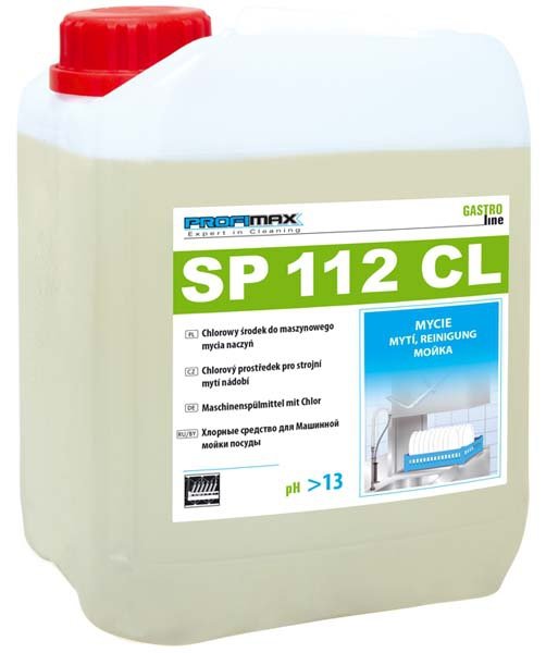 PROFIMAX SP 112CL - chlorowy środek do maszynowego mycia naczyń 5L