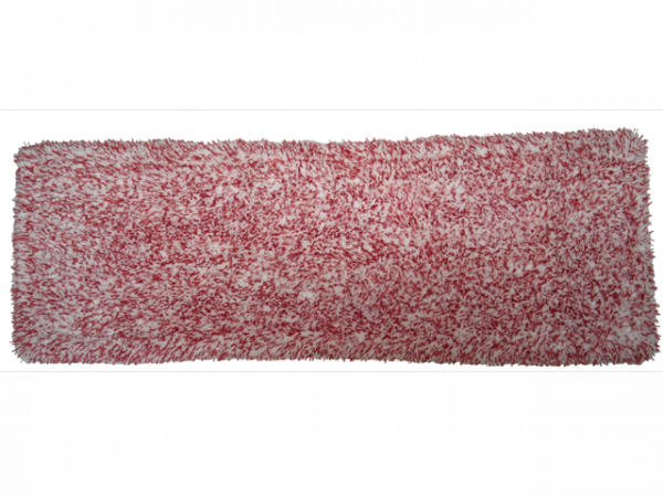 Mop Tes (2 oczka) mikrofaza biało-czerwona premium 40cm