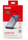Unitek D1019B Hub USB-C 3.1 8w1 z Power Delivery 100W