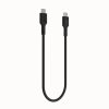 KABEL USB-C / USB-C Greencell PowerStream 30cm PD 100W czarny w oplocie