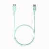 KABEL USB-C / USB-C Greencell PowerFlex 120cm PD 100W zielony silikonowy