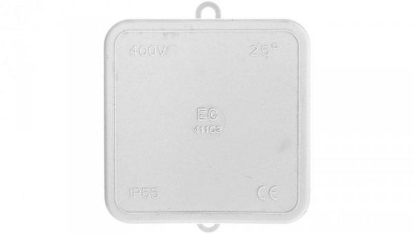 Puszka n/t szara 65x65x32 mm IP55 bezhalogenowa EC411C2