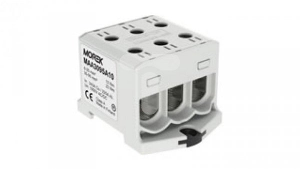 Złączka OTL95-3 kolor szary 3xAl/Cu 6-95mm2 1000V AC / 1500V DC Zacisk uniwersalny MAA3095A10
