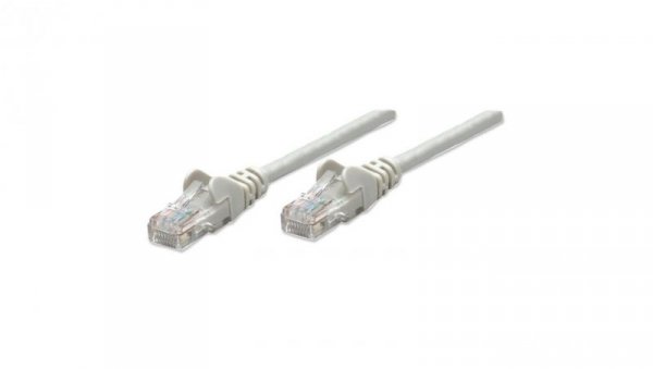 Patchcord Cat5E UTP 1,0M Szary 100 Miedź 318921
