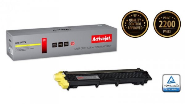 Toner Activejet ATB-245YN (zamiennik Brother TN-245Y Supreme 2200 stron żółty)