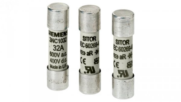 Wkładka topikowa SITOR cylindryczna 32A aR 600VAC / 400VDC 3NC1032