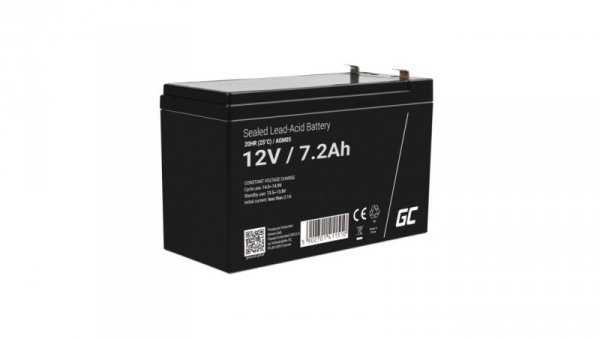 Akumulator AGM Green Cell 12V 7,2Ah