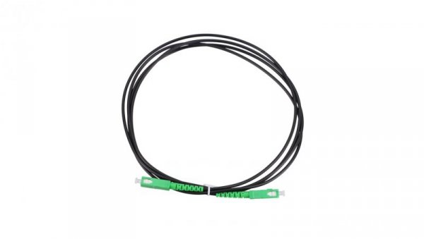 Patchcord Jednomodowy, Simplex, 3mm, 3m Extralink SC/APC-SC/APC Czarny