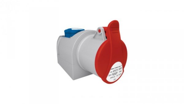 Gniazdo natynkowe 32A 5P + 230V siłowe IZVZ-S 3253 DV 6369