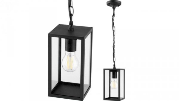 Lampa Ogrodowa Zewnętrzna Wisząca Malmo E27 Grafit - GOLDLUX