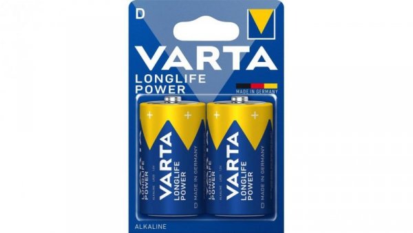 Bateria alkaliczna LR20 D 1,5V VARTA Longlife Power BLISTER 2szt.