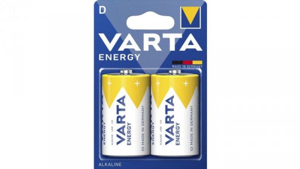 Bateria alkaliczna LR20 D 1,5V VARTA Energy BLISTER 2szt.