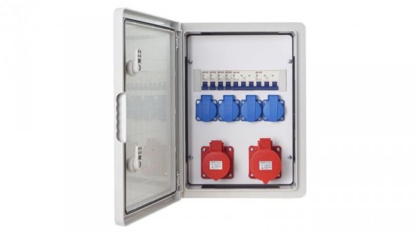RSZ ROZDZIELNIA ELEKTRYCZNA ROZDZIELNICA BUDOWLANA SKRZYNKA ABS 32A 16A RSZ12-114C114