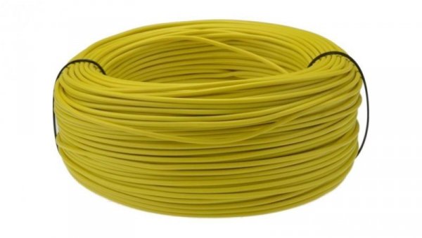 Przewód instalacyjny H07V-K / LgY 1,5 750V żółty linka giętka Elektrokabel 25m