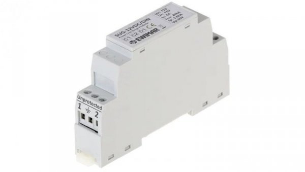 Ogranicznik przepięć 12V DC na szynę DIN EWIMAR SUG-12VDC/DIN