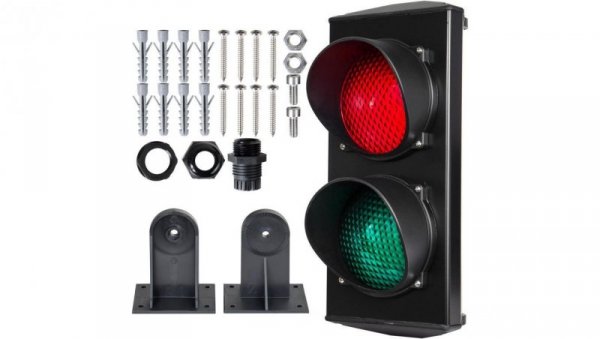 Semafor CAME PL0583 (2-komorowy: czerwone-zielone) 24V LED (001PL0583)