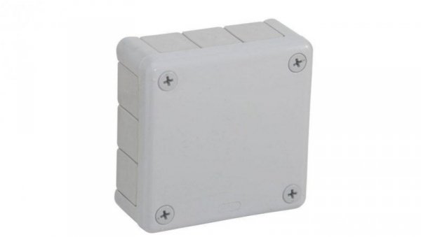 Puszka natynkowa pusta 12 wlotów VIPLAST VP-41 SZARA IP55 98x98x42mm 041-03