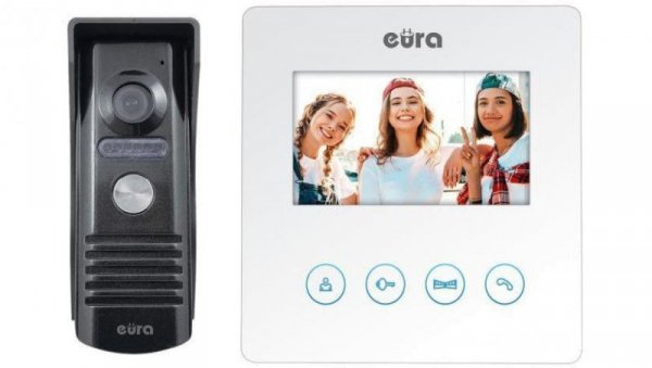 Wideodomofon EURA VDP-52A3 ATIRA biały