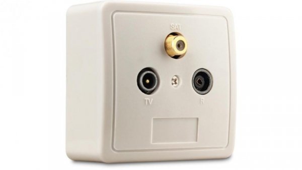 GNIAZDO SSD2-00 RTV/SAT KONCOWE