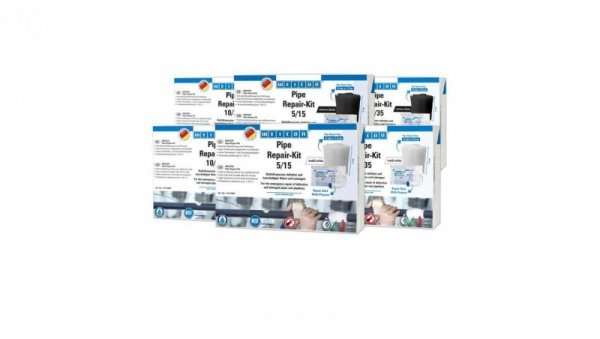 Weicon Pipe Repair Kit do awaryjnych napraw uszkodzonych rur i przewodów 3,5m x 10 cm