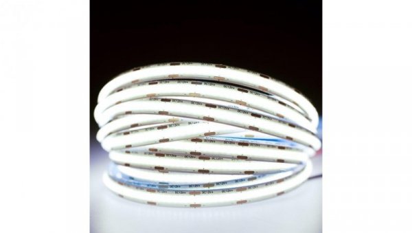 Taśma LED Pasek COB 12V 250W 9600LED Zimna 8mm 25m