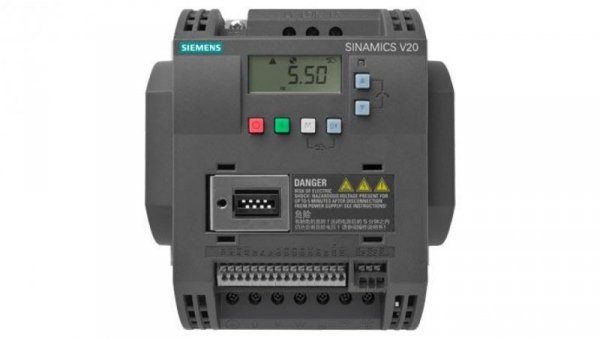 Falownik 3AC 400V 5,6A 2.2kW SINAMICS V20 6SL3210-5BE22-2UV1