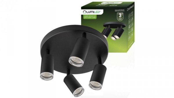 Lampa Sufitowa SPOT TUBA Reflektor LED Oprawa Halogenowa 4xGU10 Plafon