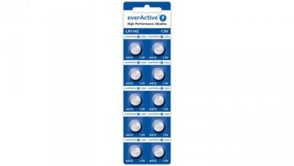 10 x bateria alkaliczna mini everActive AG12 G12 LR1142 LR43