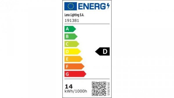 Plafoniera GAMMA LED BASIC 280 14W 1650lm 840 IP54 II kl. OPAL 280mm 191381