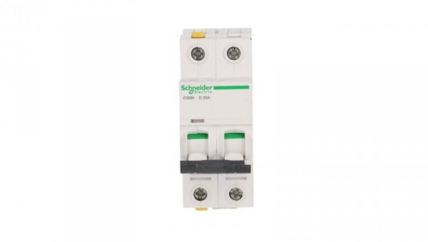 Wyłącznik nadprądowy 2P D 25A 6kA AC iC60N-D25-2 A9F05225