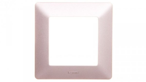 VALENA LIFE Ramka pojedyncza aluminium 754131