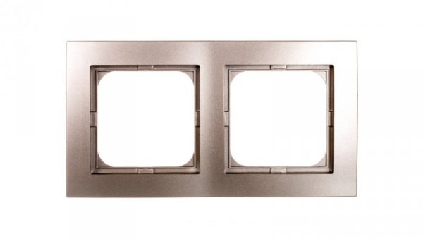 AS Ramka podwójna satyna light R-2G/45