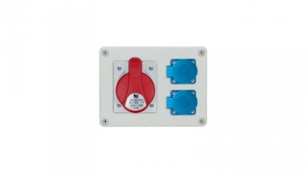 Rozdzielnica stacjonarna R-BOX 190 1x32A/5P 2x250V IP44 B.1603