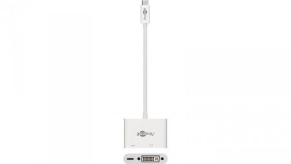 Multi adapter USB-C - DVI-I + USB-C 62108