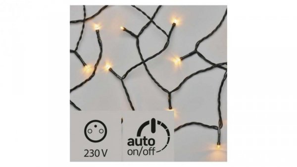 Lampki choinkowe XMAS ZYK 6W 120LED 18m IP20 vintage D4AV04