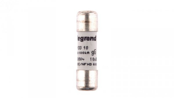 Wkładka bezpiecznikowa cylindryczna 10x38mm 10A gG 500V HPC 013310