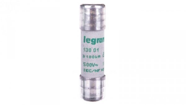 Wkładka bezpiecznikowa cylindryczna 10x38mm 1A aM 500V HPC 013001