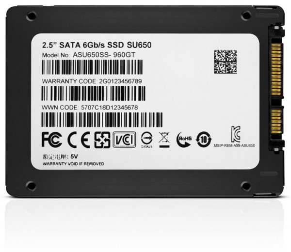 Adata SU650 Ultimate 480GB 2,5&quot; SATA SSD